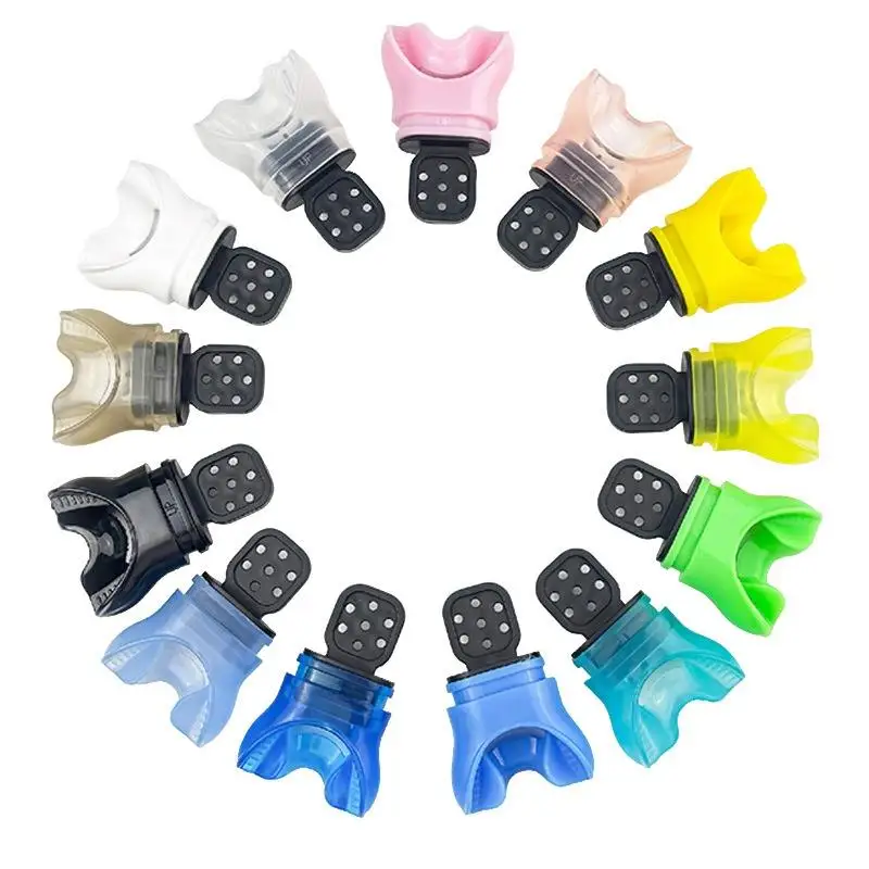 Unterwasser-Tauchmundstück 1 Stück Verschleißfester Thermoplastischer Silikon-Oktopus-Beißgriff zum Schnorcheln – Detail 1