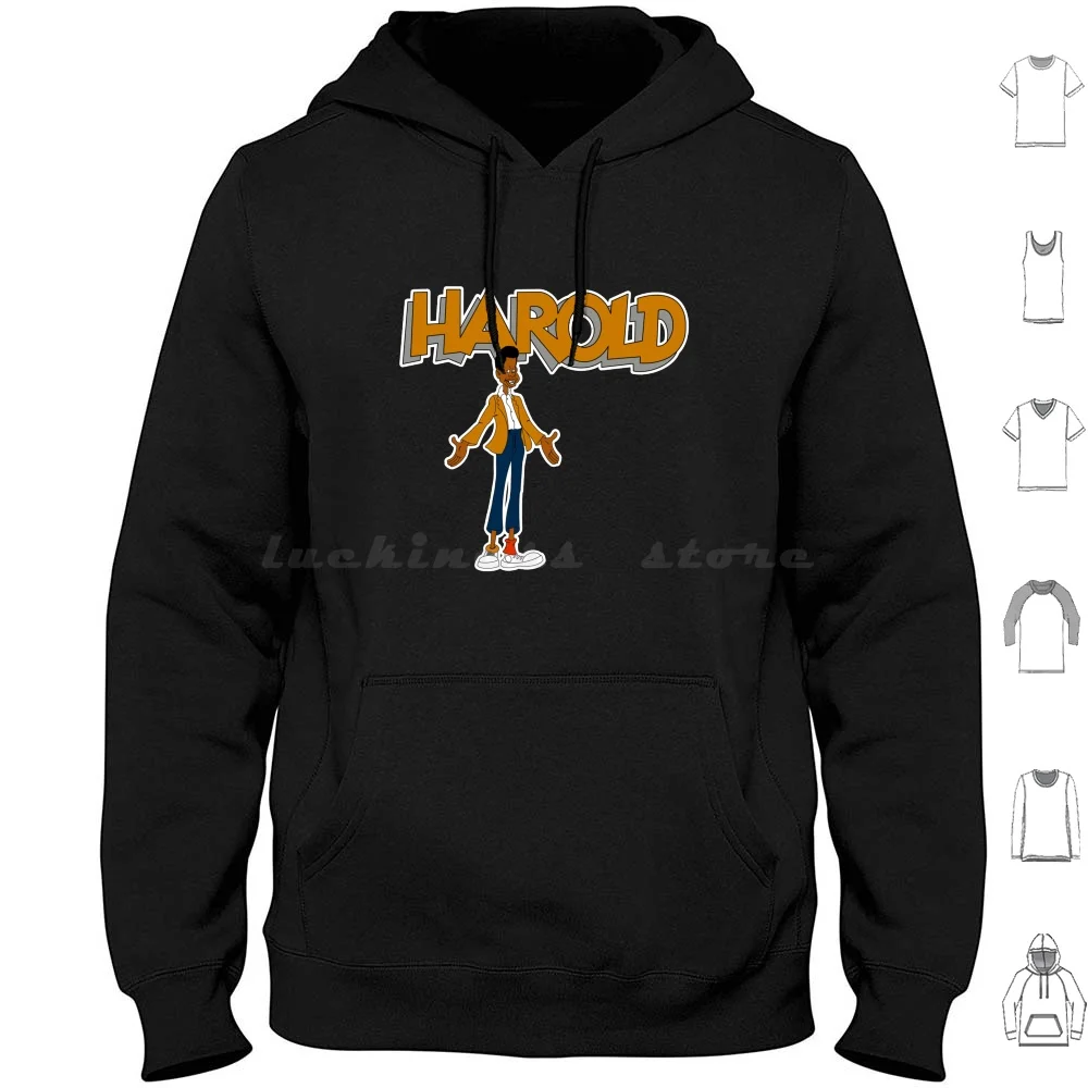 

Fat Albert ( Weird ) Harold Hoodie Cotton Long Sleeve Fat Albert Weird Harold 80s Nostalgia Vintage Cartoon Cosby Bill