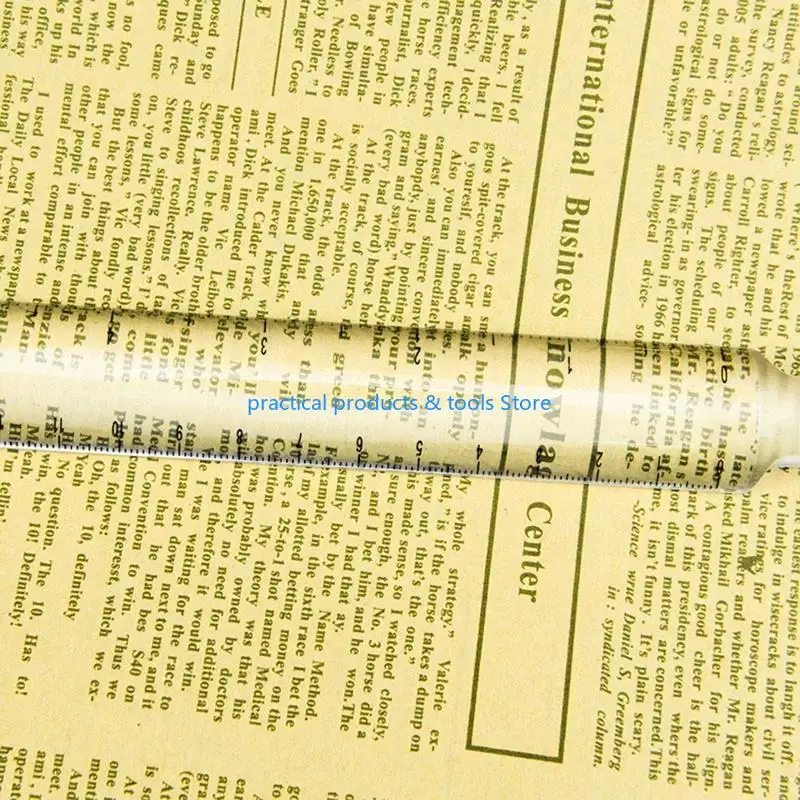 77 machifier مع 140 مم قياس شريط الأدوات البصرية الزجاج المكبر