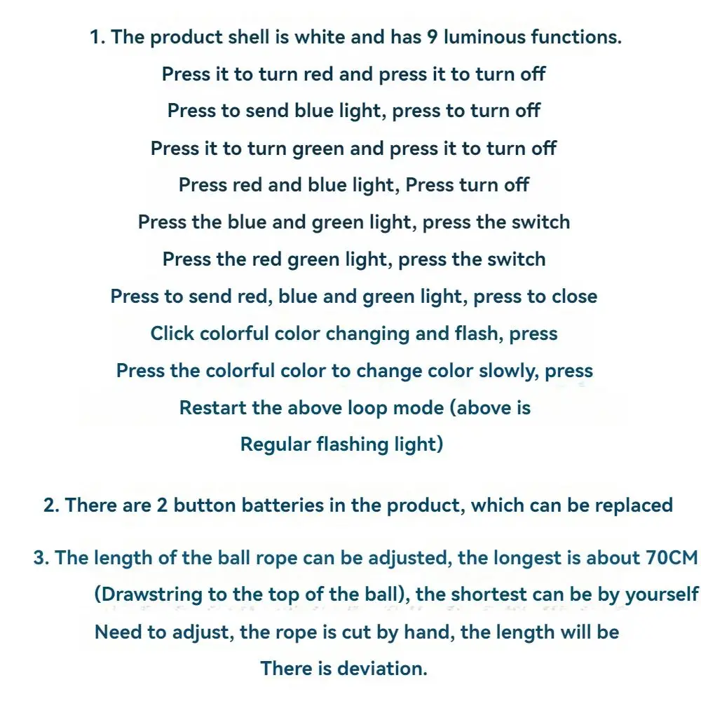 Colorful LED POI Ball Creativity Portable Luminous Belly Dance Throwing Ball Stretchable Waterproof RGB Glowing Hand Props Xmas