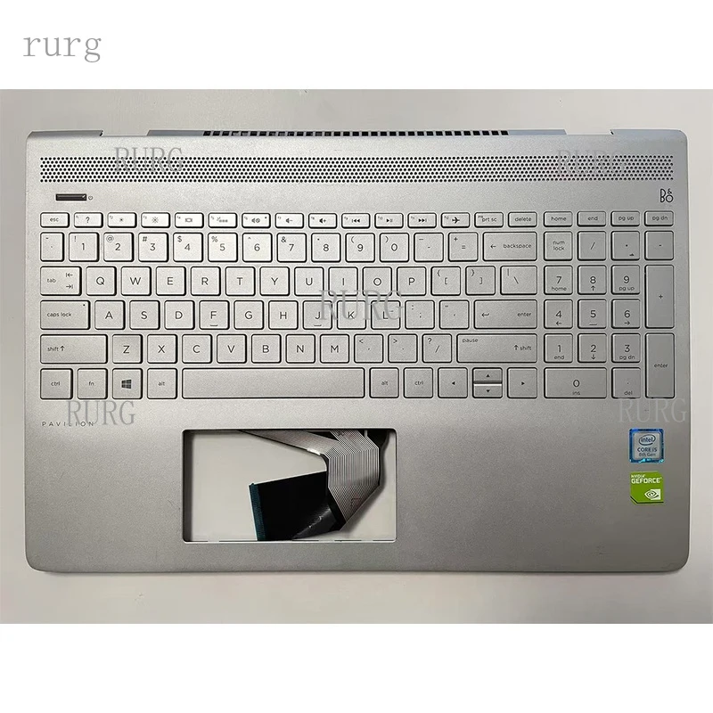A+ Para HP Pavilion 15-CK TPN-Q201 Palmrest C Shell con teclado retroiluminado L01927-001