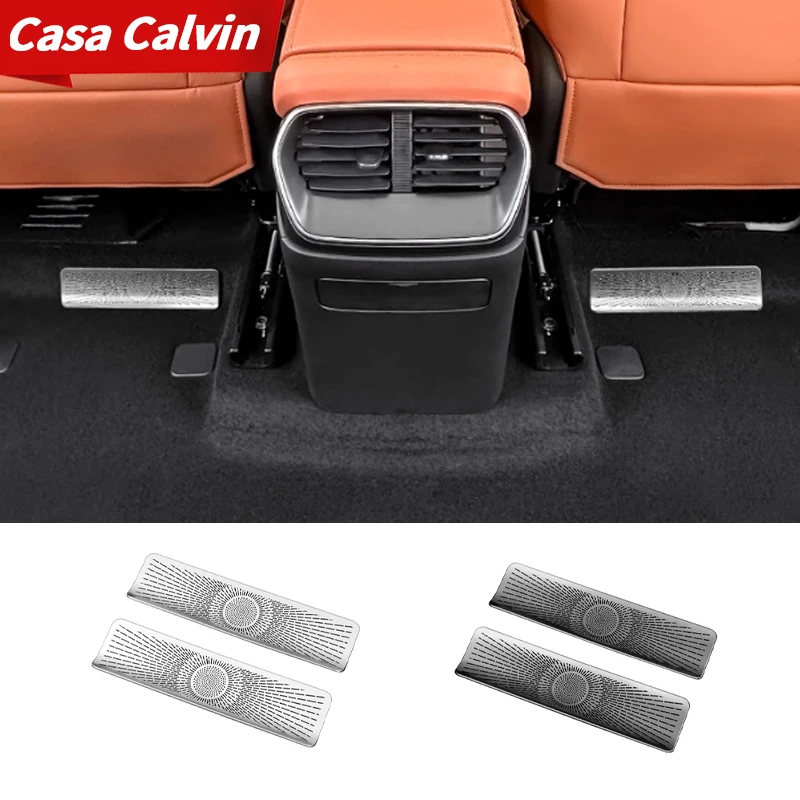 For BYD Sealion 7 2024 Under Seat Dust Cover Rear Air Conditioning Out Trend Protection Cover Interior Modification Accessories
