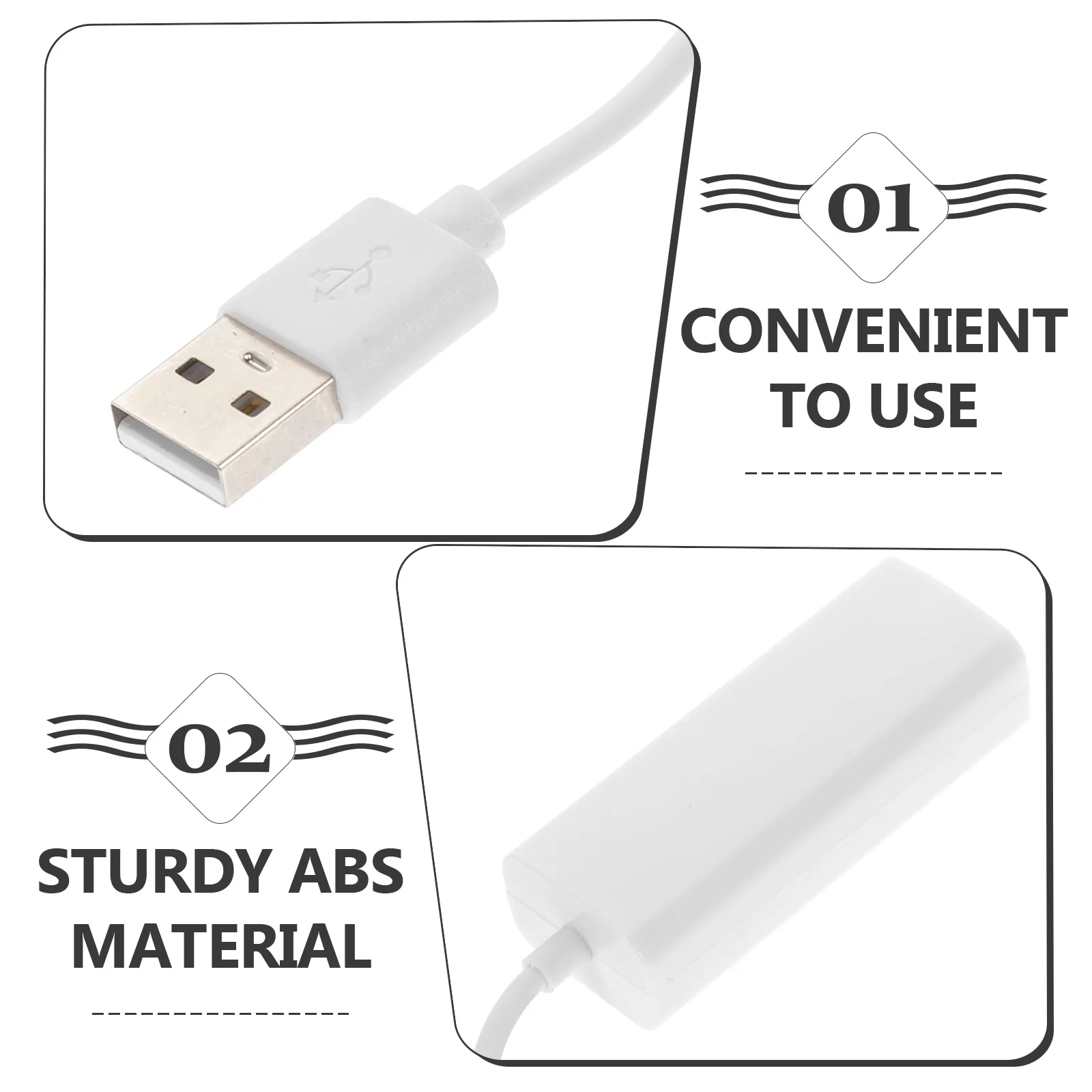 1Pc Usb 2.0 Etherne…