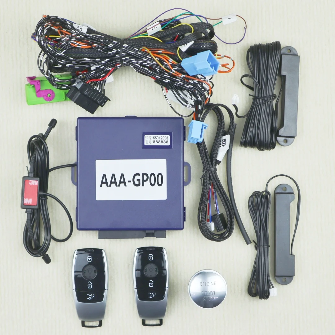 Mise à niveau d'entrée passive sans clé Mercedes Benz ML GL A B CLA GLA Metris G V GLS FBS4 ajouter un bouton poussoir Kit de démarrage démarreur de voiture à distance