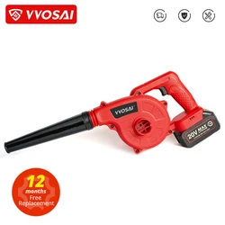 VVOSAI – souffleur de jardin sans fil 20V, souffleur d'air propre pour le soufflage de la poussière, collecteur d'ordinateur, outil électrique manuel