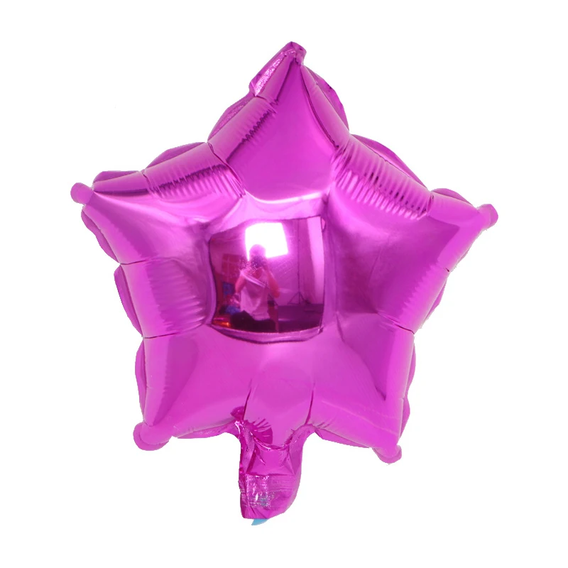 10 Stück 10 Zoll Roségold Silber Folien-Sternballons Geburtstag Hochzeit Weihnachten Party Dekoration Baby-Shower Zubehör Kinder Globos – Detail 6