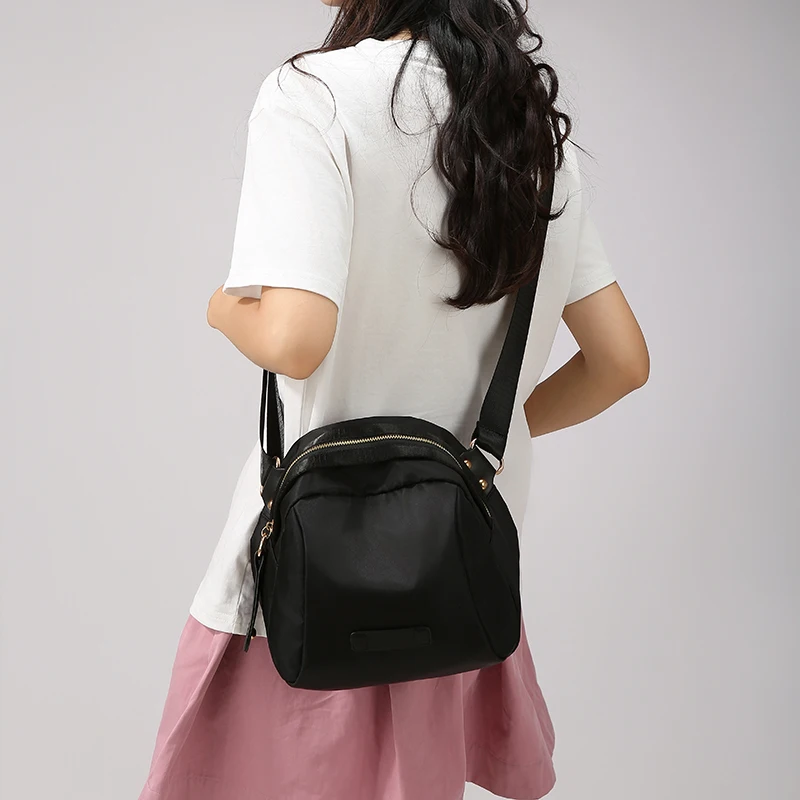 

Лидер продаж, модные нейлоновые молодежные милые женские сумки через плечо, высококачественные повседневные трендовые универсальные сумки-тоут большой вместимости