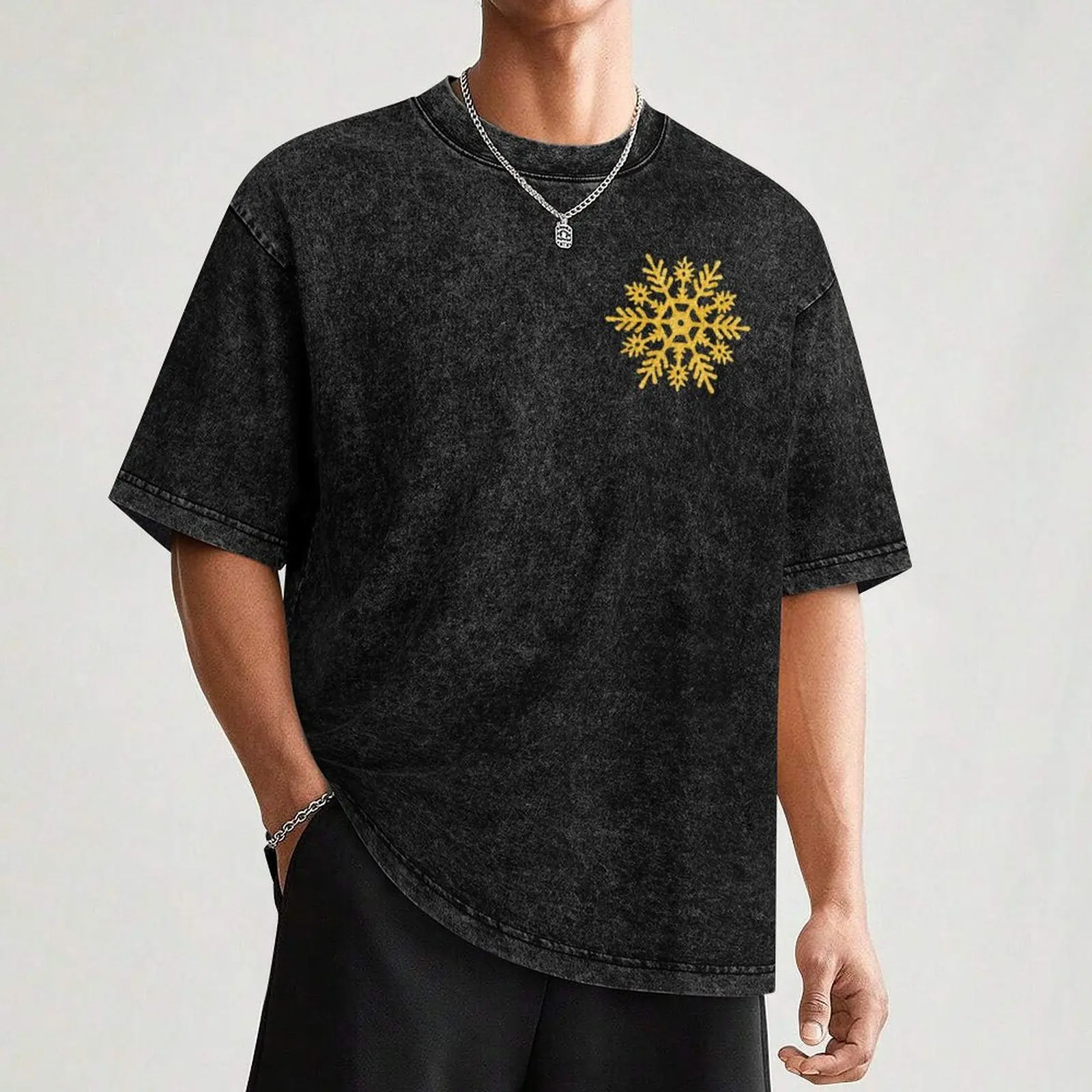 Christmas Star T-Shirt Simple Casual Top