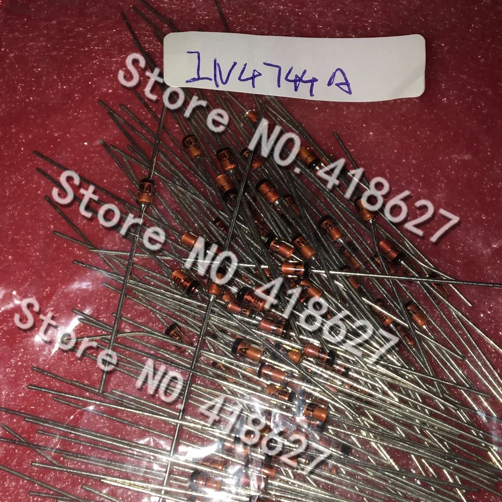 100PCS/LOT 15V IN4744A DO-41 DIP glass regulator tube 1N4744 1W regulator diode New In Stock