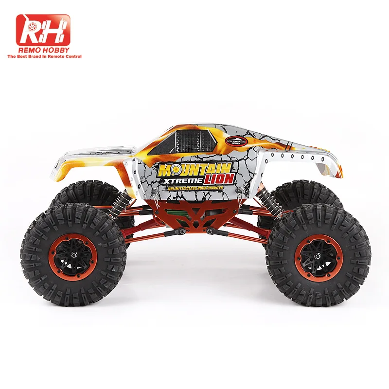 Rc Auto 1:10 High-Performance Off-Road Klimmende Afstandsbediening Voertuig Off-Road Rotsklimmen Met Brede Poten Rtr Klaar Om Te Spelen