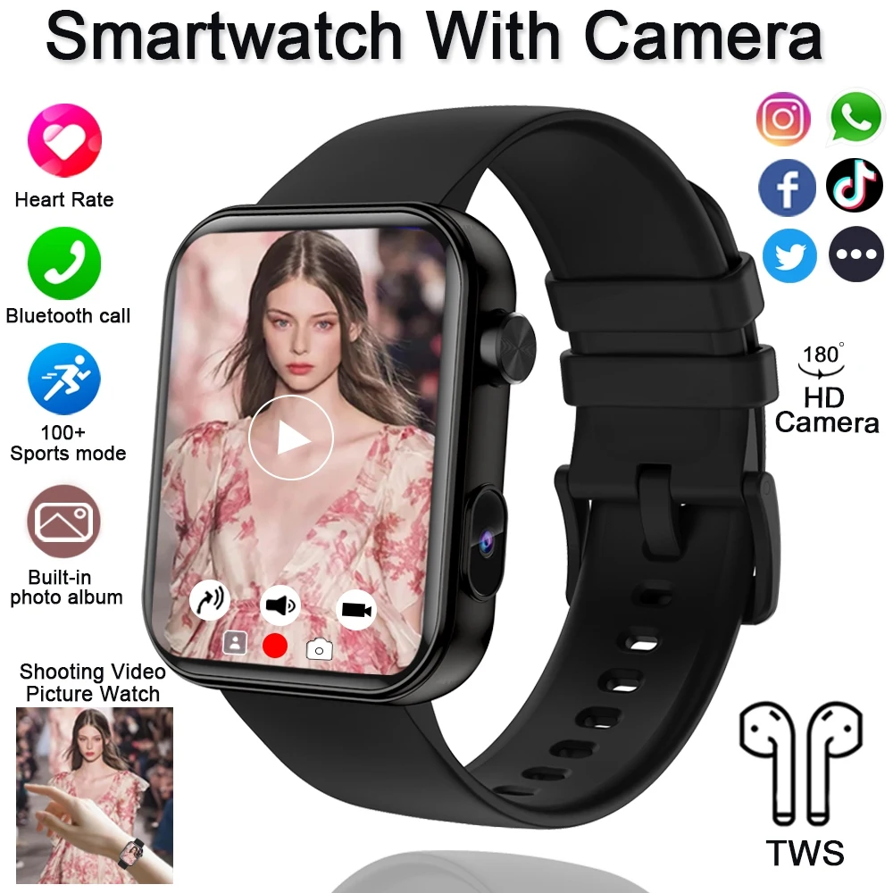 Smart Watch with Camera and Bluetooth Calling Features