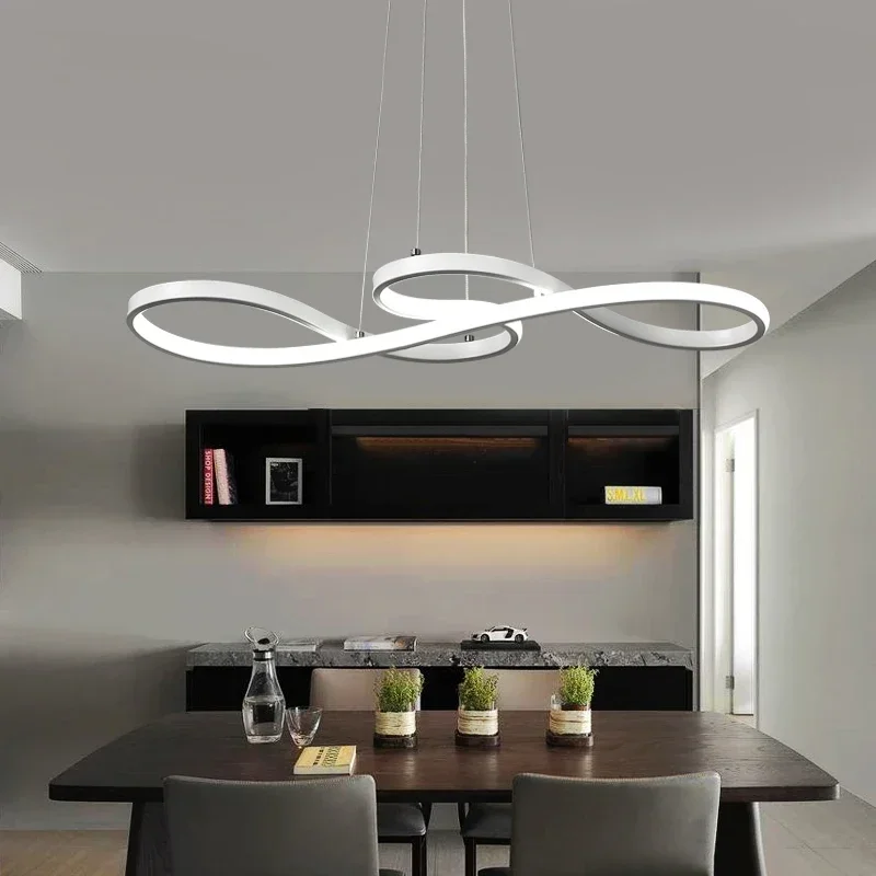 75CM 40W Modern Led Chandelier Light Ceiling Lamp Minimalist  Nordic Living Room Dining Room Study Decorative Lamps