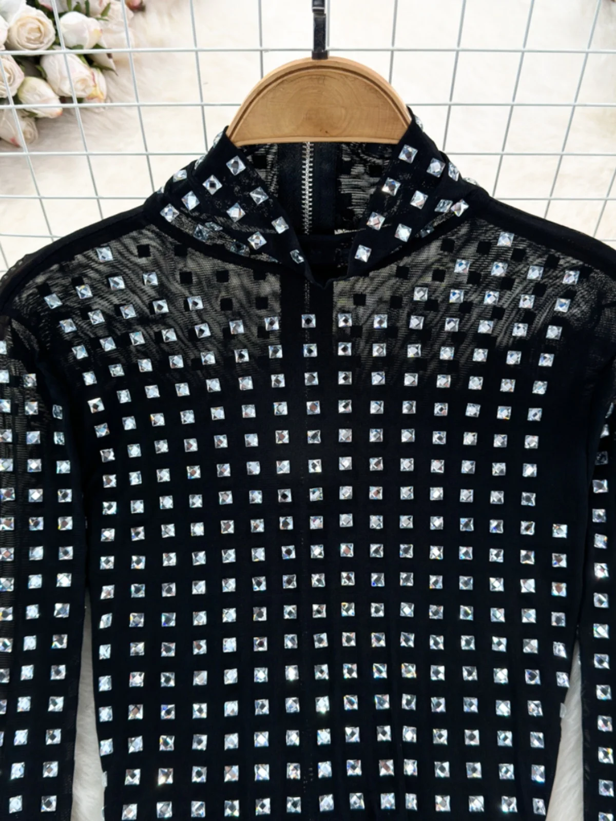 Ele Long Sve ذوي الياقات العالية سليم صالح تي شيرت المرأة عادية الأعلى Faionable بريق لي مطاطا الكورية Sle الربيع #2