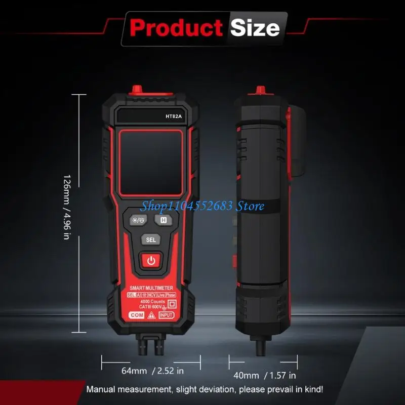 User Friendly Digital Multimeter Perfect For Home Workshop And Outdoor Use With Ergonomic Design 