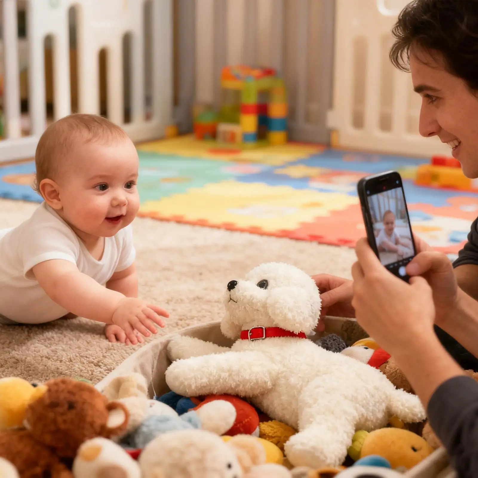 

Plush Dog Doll 48cm Soft Cuddle Soothing Animal Soft Dog Stuffed Animal For Home College Dorm Car Interior Apartment Living Room