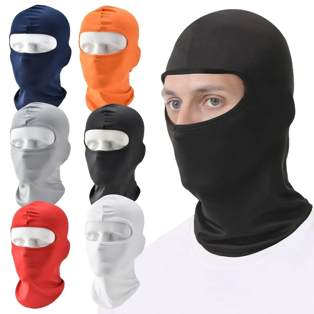 Fashion Windproof Balaclava Face Mask Breathable Mesh Dustproof Full Face Mask Cooling Sun Protection Neck Cover Riding Cycling