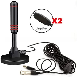 Ground Wave High Hain Digital TV Antenna Indoor DTMB Household Suction Cup DVB-T HDTV TV Antenna