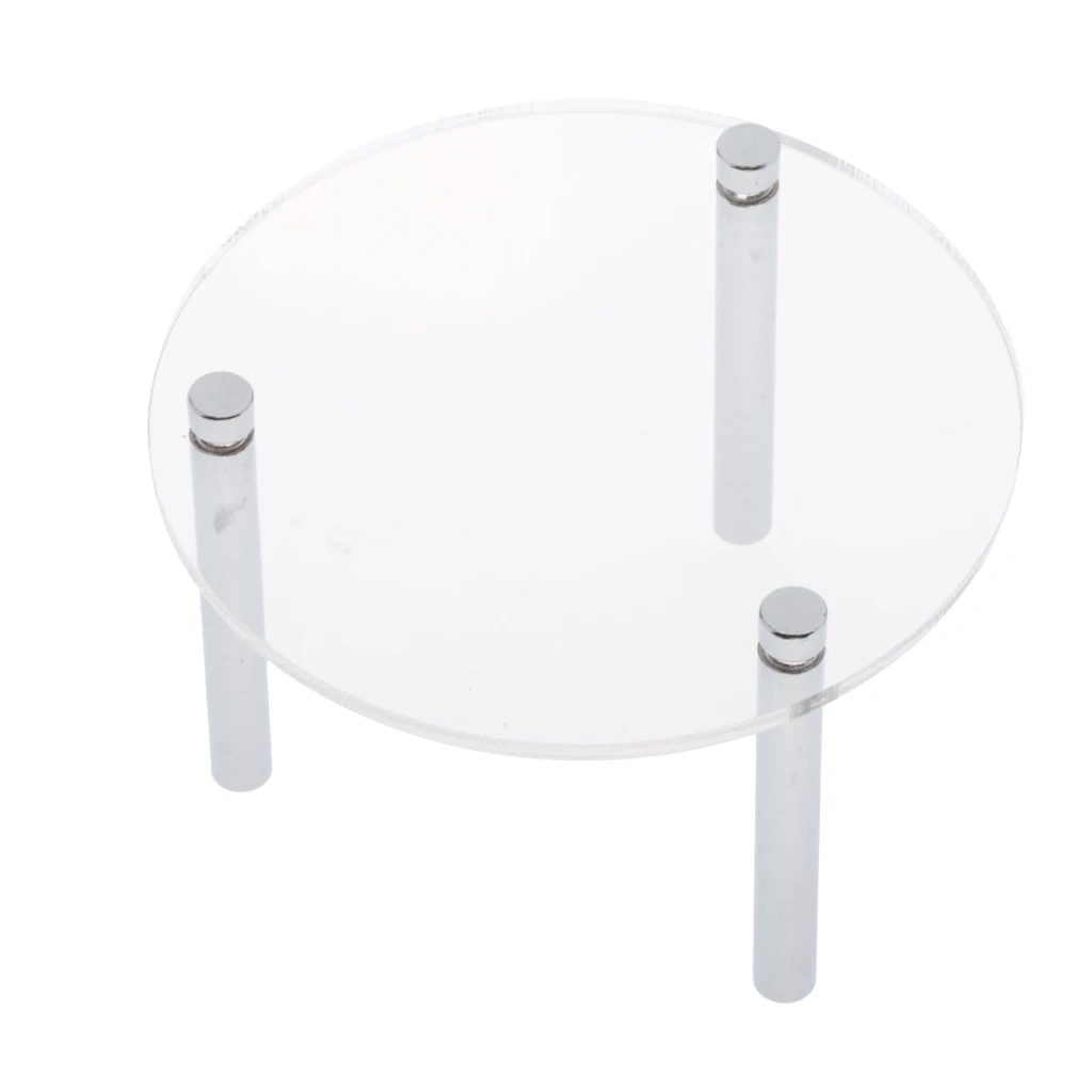 أرقام رف مستديرة من الأكريليك تعرض أدوات عرض زخرفة الرف