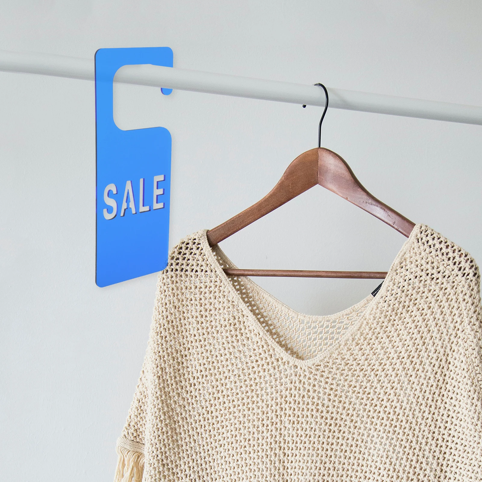 

Acrylic Tag Clothes Hanger Tags Clothing Labels Advertising Card Hanging Cards Advertisement