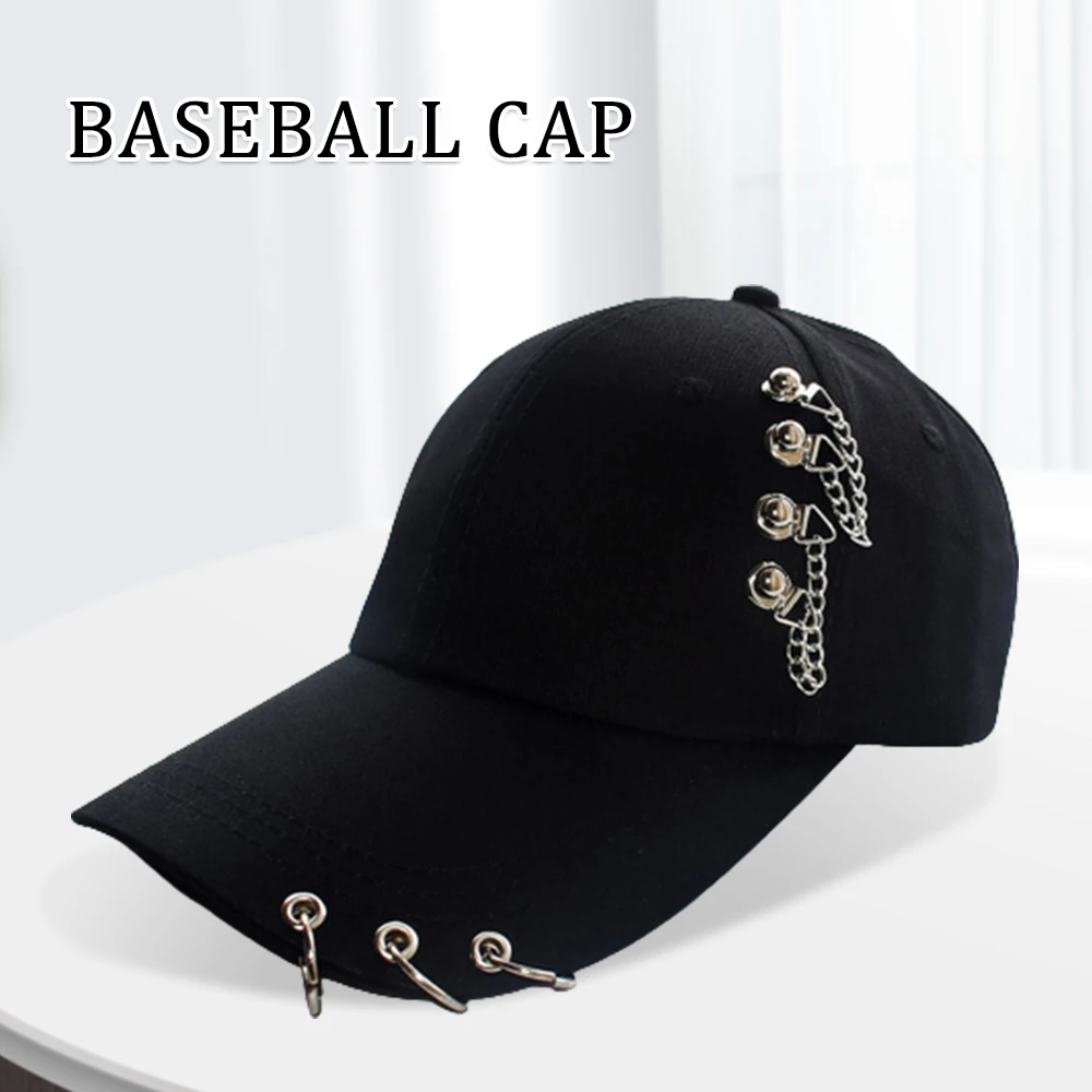 Women Men Baseball Hat with Rings  Trendy Couple Baseball Cap for Birthday Gifts New Year's Gifts