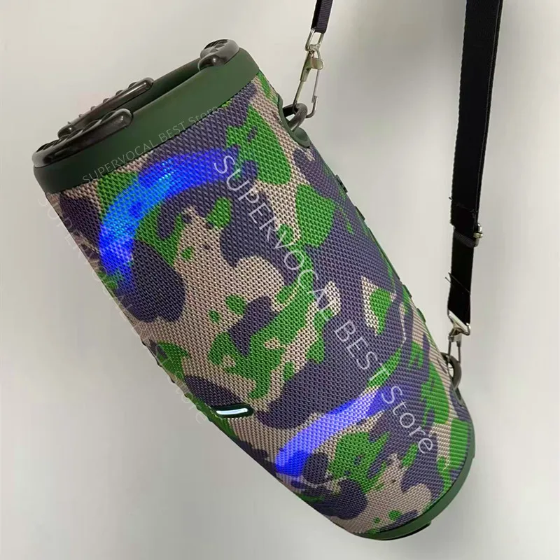 ポータブル屋外防水ワイヤレスブームボックスhifiサウンドbluetoothスピーカー360ステレオサウンドワイヤレスサブウーファーrgbスピーカー
