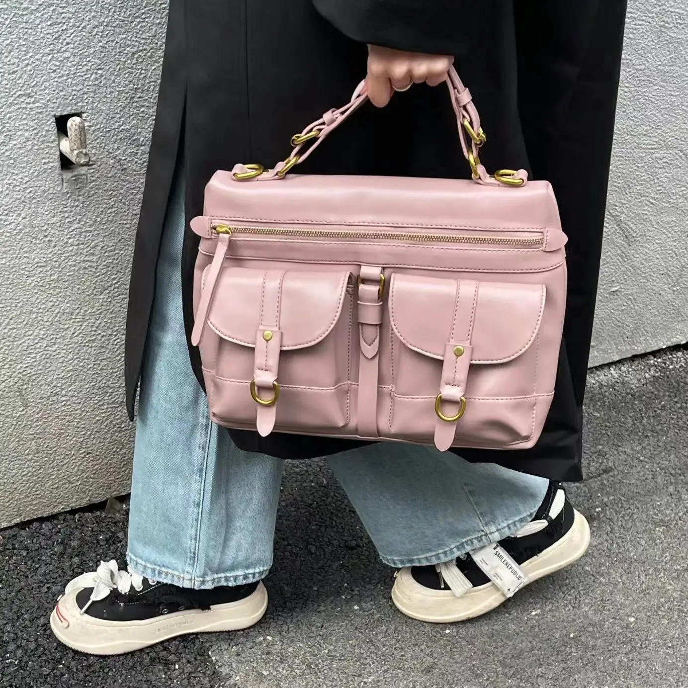 مصمم العلامة التجارية الرجعية سعة كبيرة ساعي البريد حقائب الكتف Crossbody للنساء الساخن بيع