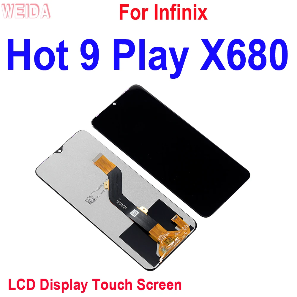 

6.82" Original LCD For Infinix Hot 9 Play LCD X680B X680 LCD Display Touch Screen Digitizer Assembly For Infinix X680 X680B LCD