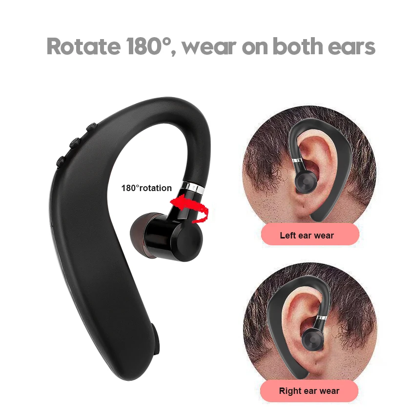 Wireless Bluetooth 5.0 Earphones Handsfree Wireless Business Headset Driver Call Sports Headphones for iPhone Huawei Xiaomi