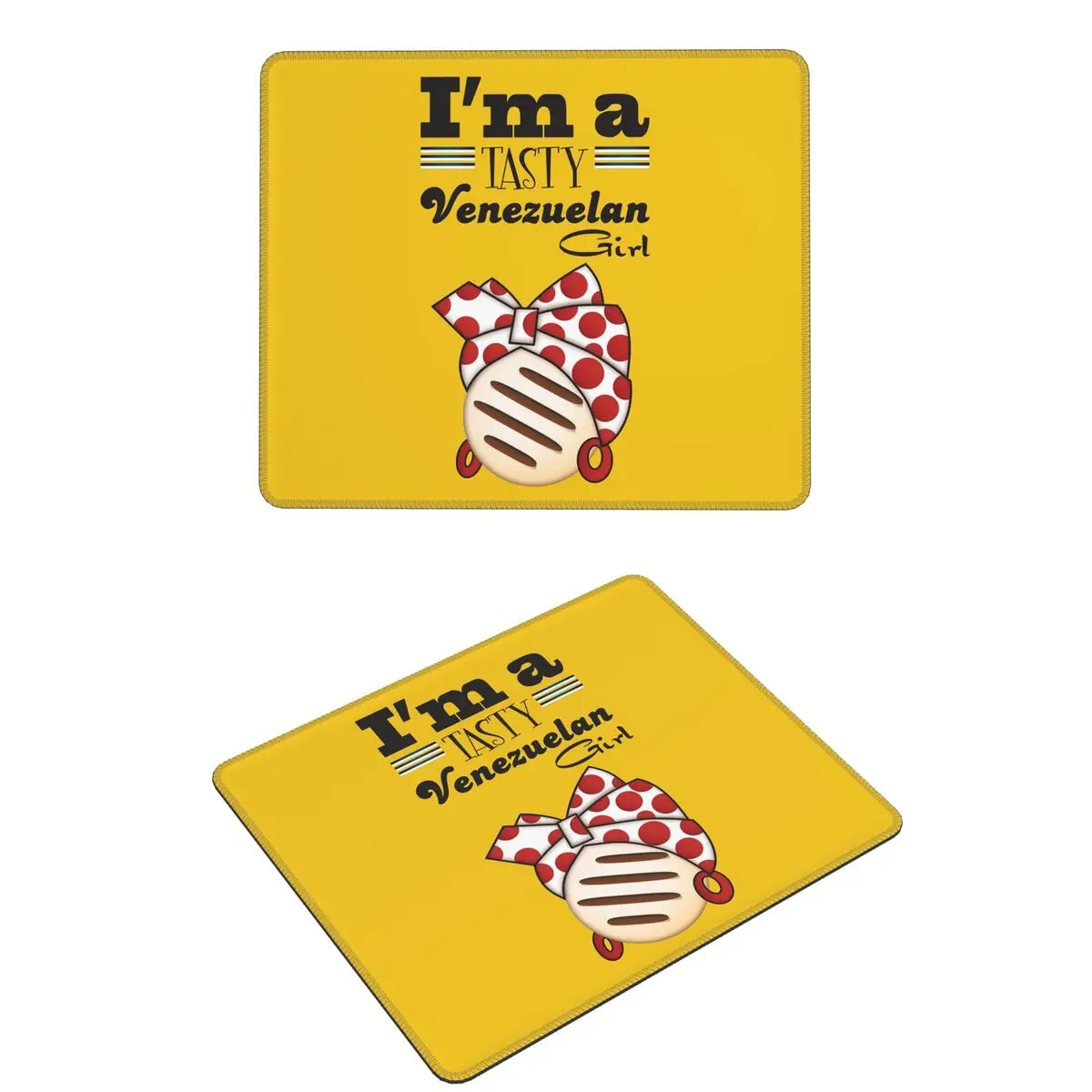 

Arepa Venezuela Im A Tasty Venezuelan Girl Коврик для мыши Компьютерная клавиатура Коврик для мыши Игровой ПК Ноутбук Настольный коврик Офисные настольные коврики