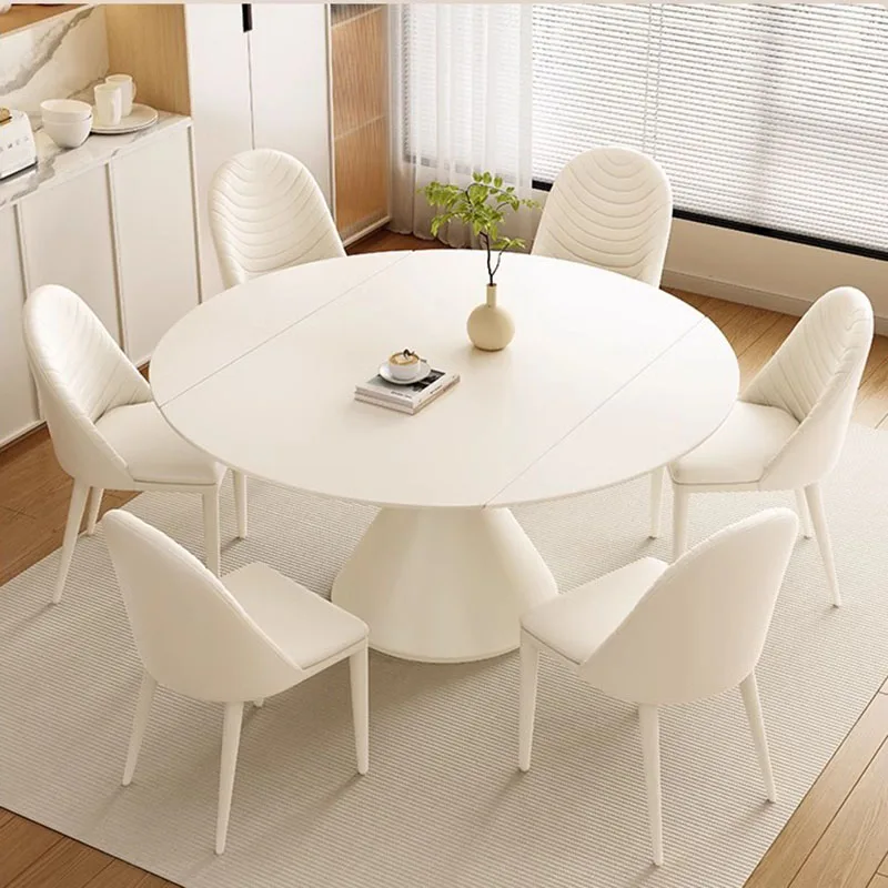 Legs Metal White Dining Table Big European Italian High Design Dining Table Living Room Mesa De Centro De Sala Home Furniture