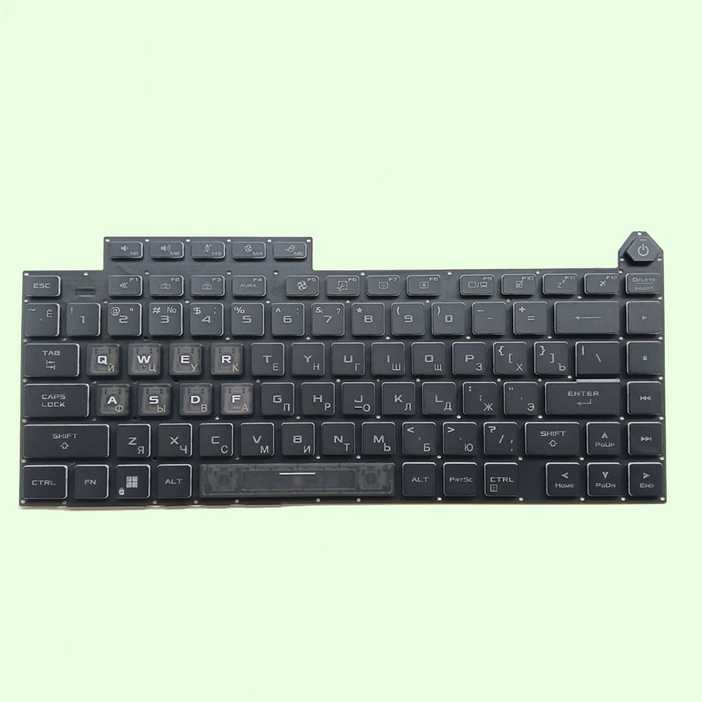 Keyboard For ASUS ROG Strix G16 G614 G614JU G634 G634JY 2023 V220926B RGB backlit RU Russian Layout