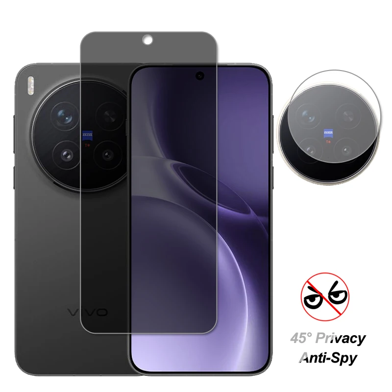 

For ViVo X300 Pro Glass ViVo X300 Pro Screen Protector Privacy Tempered Glass Protective Phone Camera Lens Film On ViVo X300