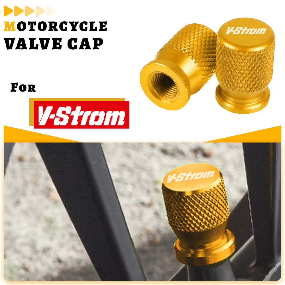 

FOR SUZUKI DL1000 DL250 DL650 V-STROM 2004-2018 2017 Motorcycle VSTROM Tire Valve Air Port Cover Caps Accessories
