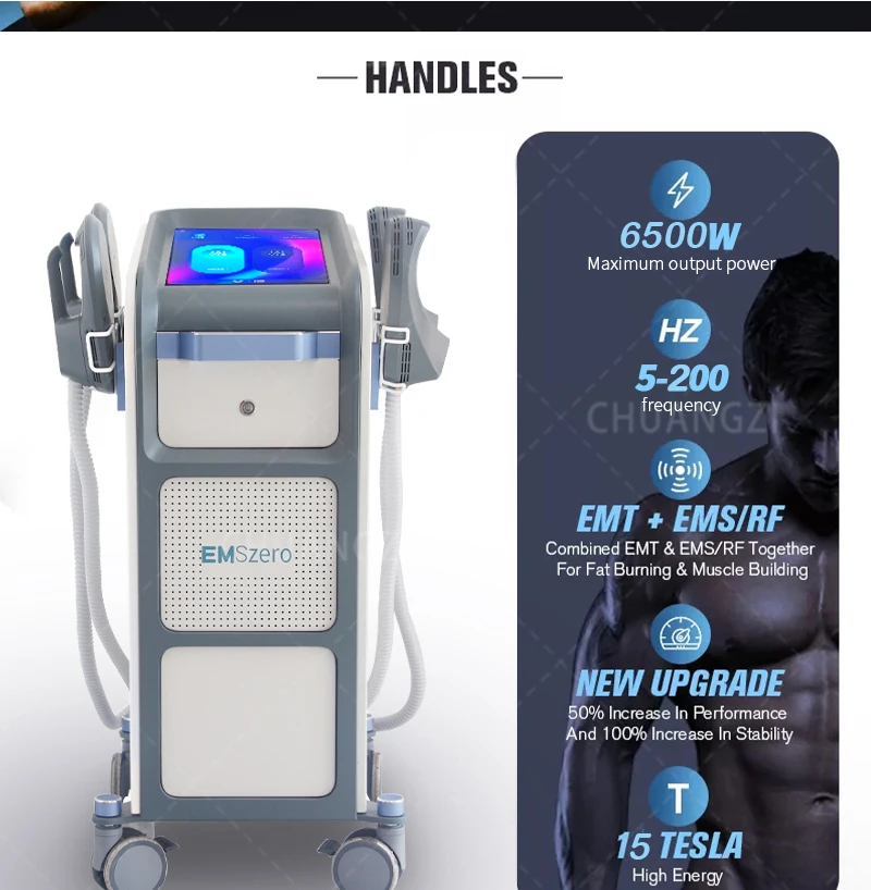 2025 New EMSzero 15 Tesla 200HZ Weight Loss And EMS Muscle Building Electromagnetic Body Sculpting Slimming Machine