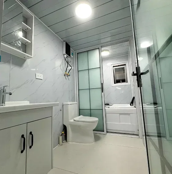 Contenedor doméstico pequeño prefabricado, casa de madera móvil Modular, casa prefabricada expandible para aplicaciones de villas de hoteles