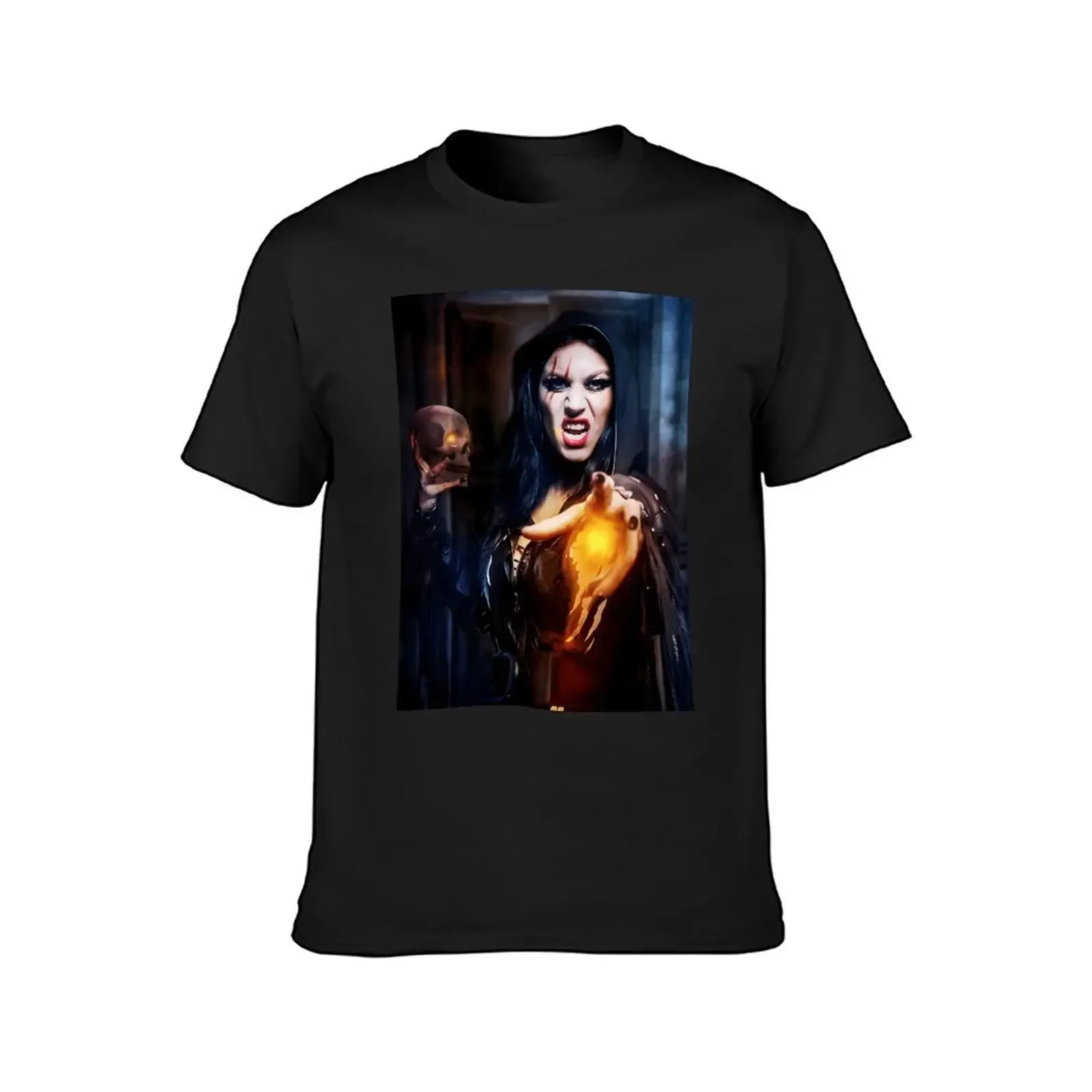 Cristina Scabbia Lacuna Coil T-Shirt for a boy anime stuff anime oversized black t-shirts for men