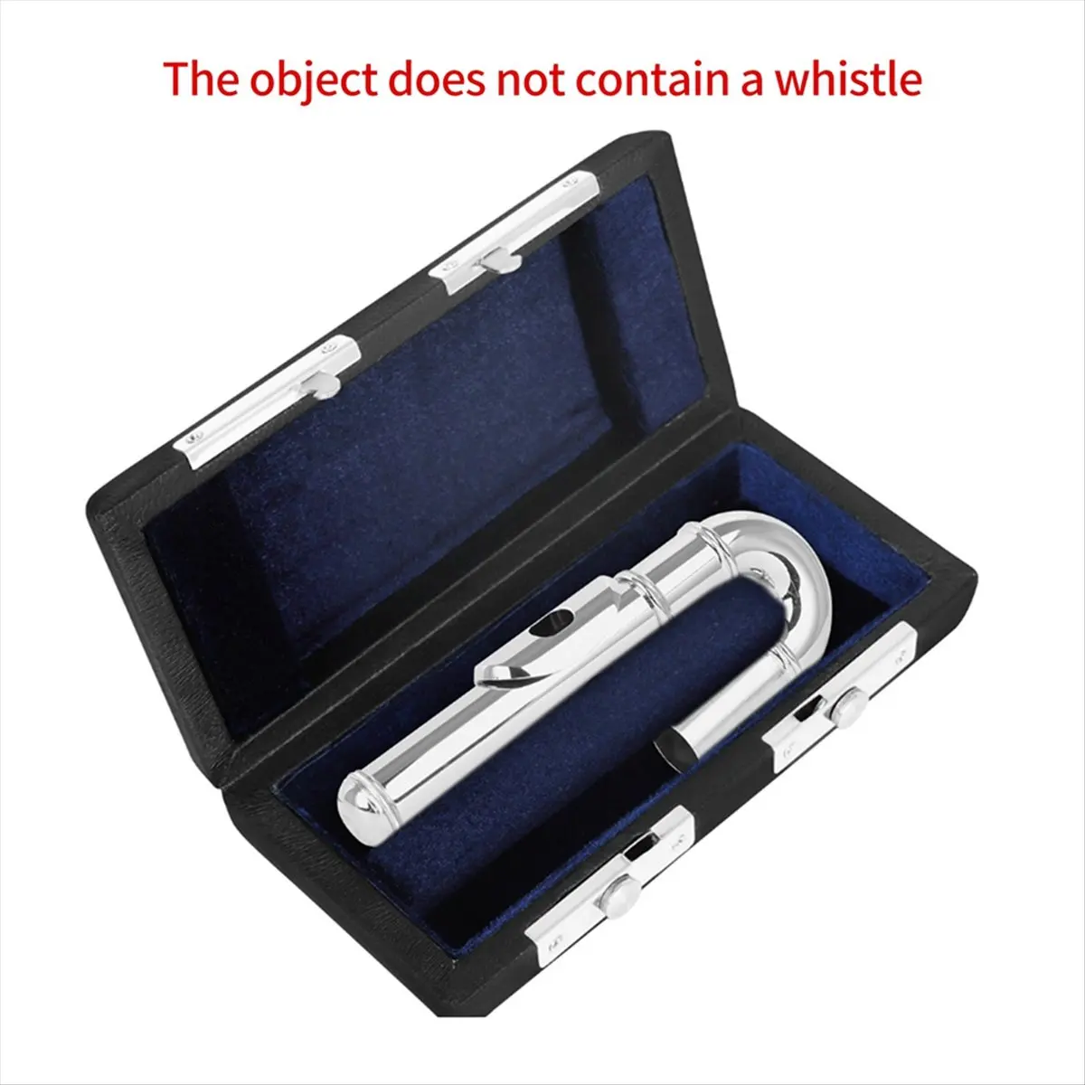 SPECIAL OFFER~Silver Plated Flute Headjoint Leather Case, Flute Curved Blowing Tube, Flute Body Protection Box, Instrument Acces