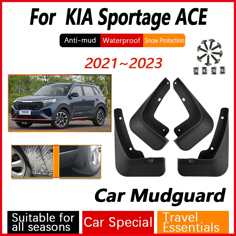 

Автомобильные брызговики для Kia Sportage Ace 2021 2022 2023, брызговики, брызговики на крыло, брызговики, автомобильные аксессуары
