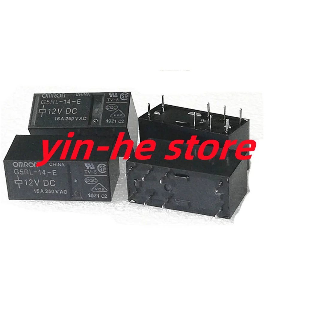 2PCS G5RL-14-E-12V  Brand new original imported relay  G5RL-14-E 12V  8-pin 12V 16A