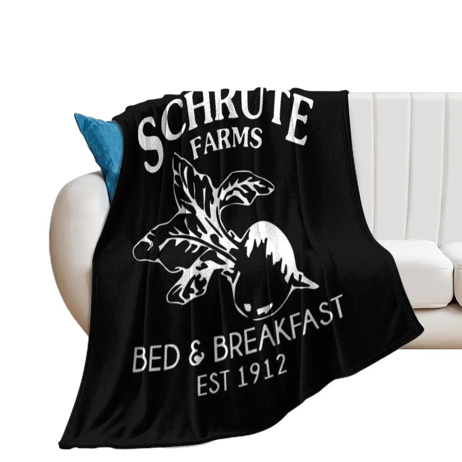 Schrute Farms Bed and Breakfast Throw Blanket Sofa Throw Thermal Blankets