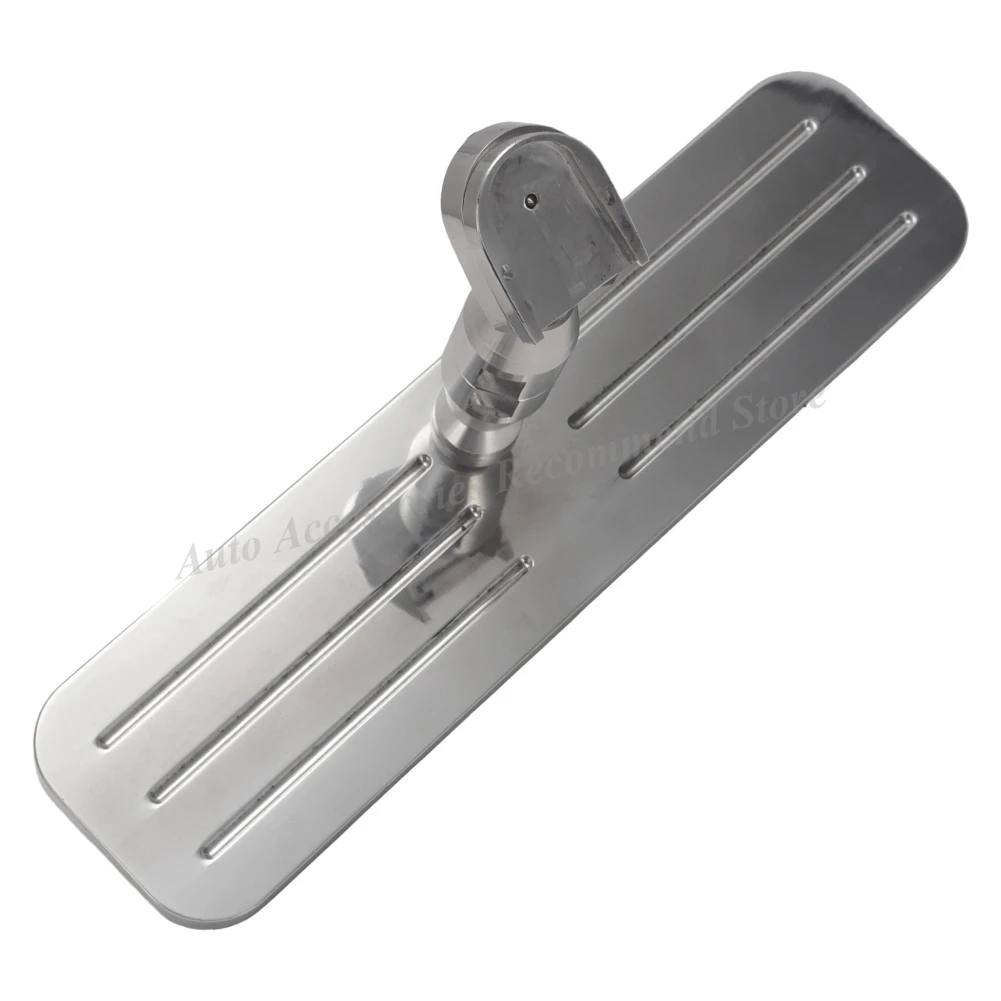 9,25 x 2,38 Zoll polierter Billet-Aluminium-Universal-Innenrückspiegel, kugelförmig gefräst – Detail 6