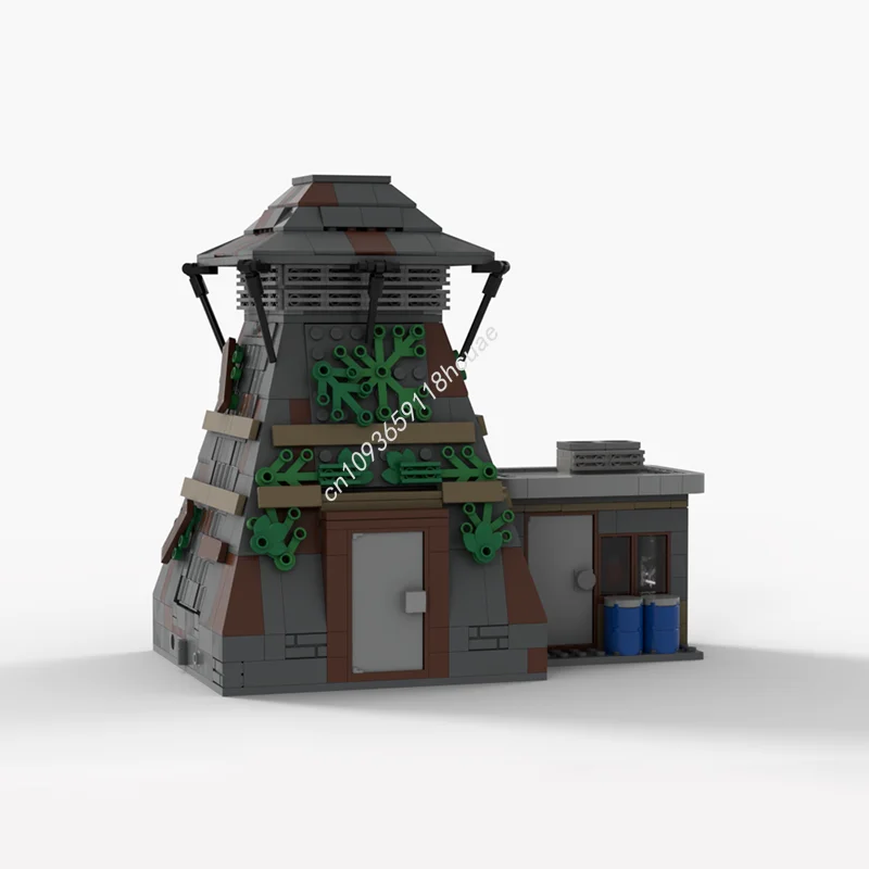 

686 шт. MOC Isla Sorna Kiln Tower Мир Юрского периода Строительные блоки Рождественский подарок Детские подарки Разработка пространственного воображения