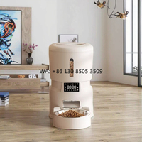4L Eco-Friendly Intelligent Pet Feeder Solid Electric Automatic Quantitative Integrated Cat Dog Bowl Modern Battery Grain