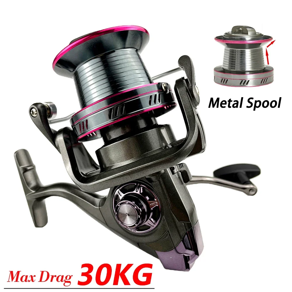 9000 10000 12000 Fishing Reel 4.0:1 Gear Ratio Jigging Reel Max Drag 30KG Powerful Spinning Reel for Saltwater Pesca