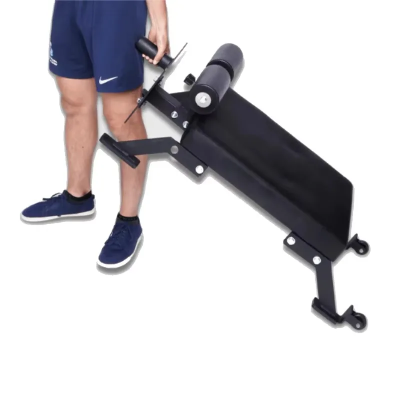 Multifunctional Mini GHD Roman Chair, Adjustable Workout Bench for Hamstring Curls, Lower Back Hyperextension and Core Training