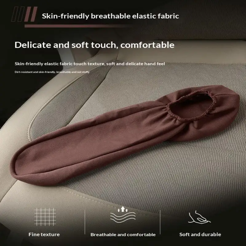 Easy to Install Car Armrest Protector Breathable Non-Slip Minimalist Design Suitable For All Seasons