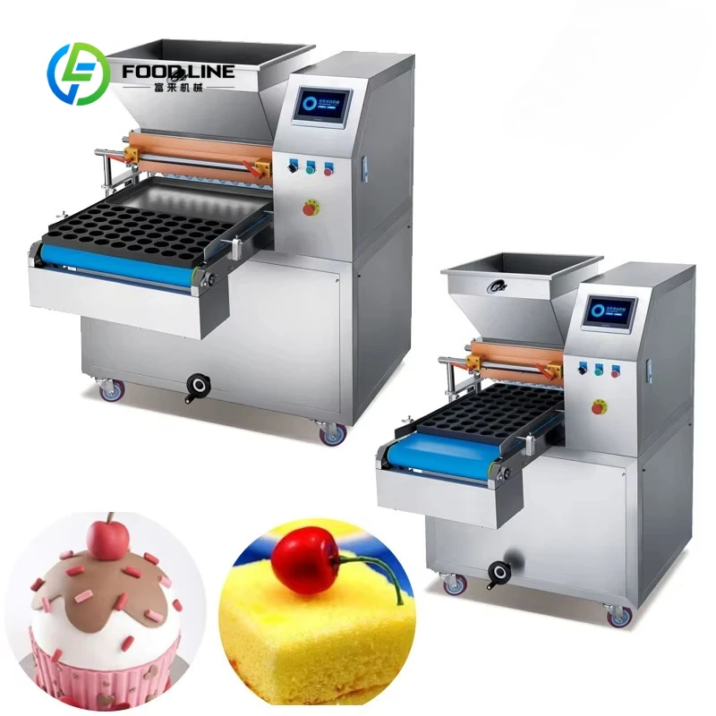 Customized Touch Screen Automatic Biscuit Machine,Chocolate Sandwich Biscuit Filling Machine for Baking Cupcake Grouting Machine