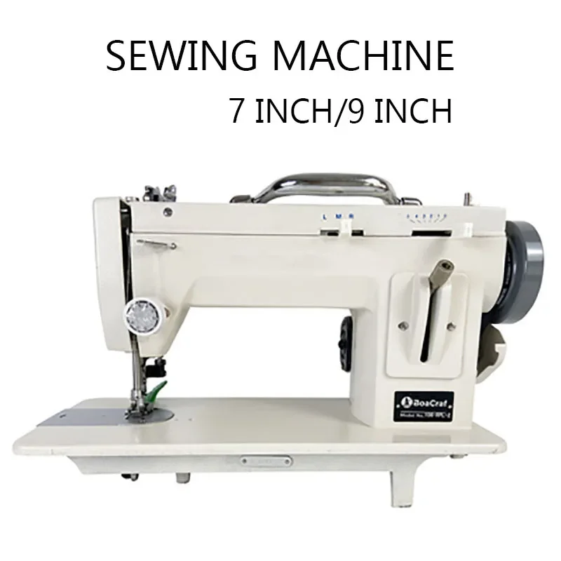 

Electric Thick Material Sewing Machine Heavy-Duty Sewing Machine And Walking Foot Zigzag Stitch 9'' Arm Leather