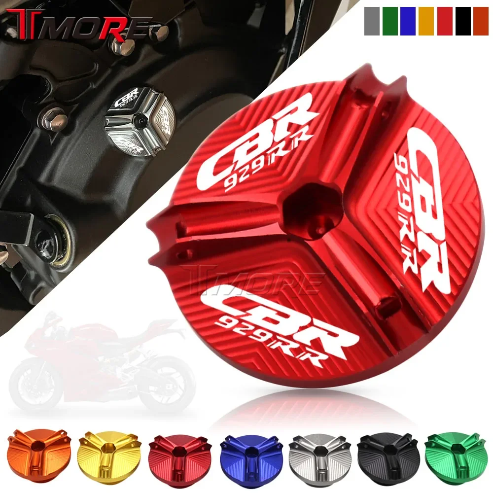 Oil Filler Cup For HONDA CBR929RR CBR929 RR 2000-2001 Motorcycle Accessories Aluminum Engine Oil Drain Plug Sump Nut Cup Cover