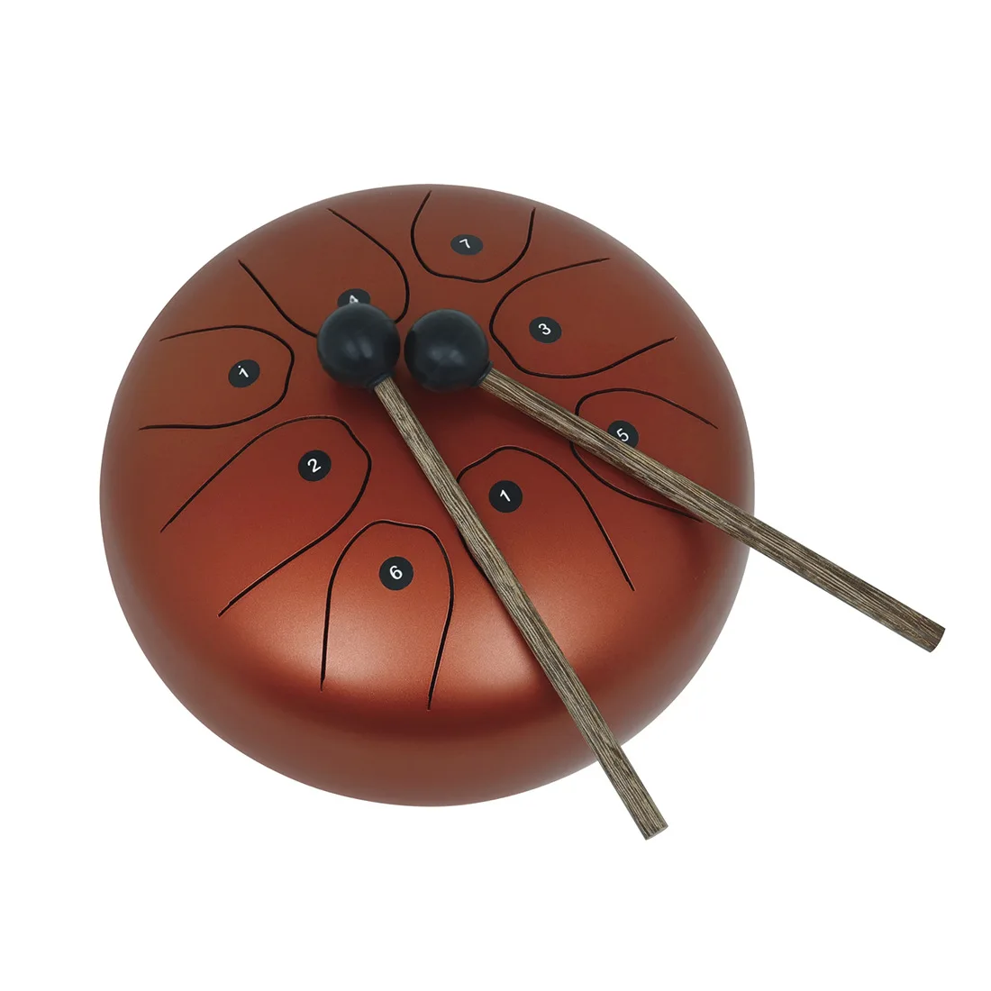 8-Inch 8-tone Ethereal Musical Instrument Children's Zero Basic Entry Professional Playing Forget Worry Drum